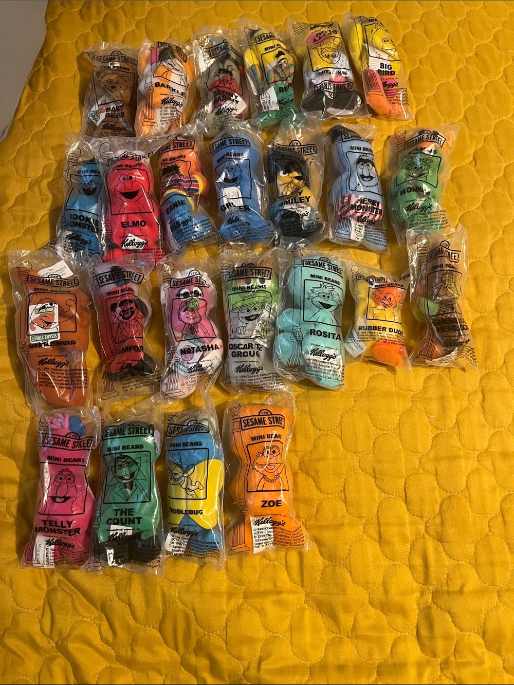 Sesame Street Mini Bean Plush Set – whole Collection